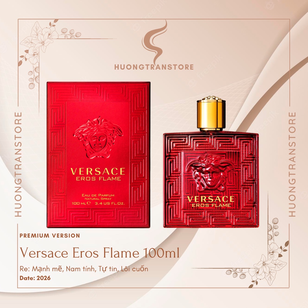 Nước hoa Versace Nam Eros EDT +EDP  Bản Đẳng Cấp