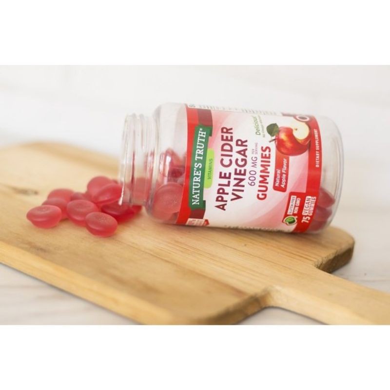 Kẹo dẻo giấm táo Apple Cinder Vinegar - Giúp giảm cân, đẹp da, detox 120 viên | BigBuy360 - bigbuy360.vn