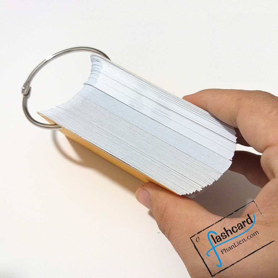Nhập PHAN0815K giảm 15k - Mua 5 tặng 1 - 100 thẻ flashcard kèm khoen bo 1 góc flashcard #8