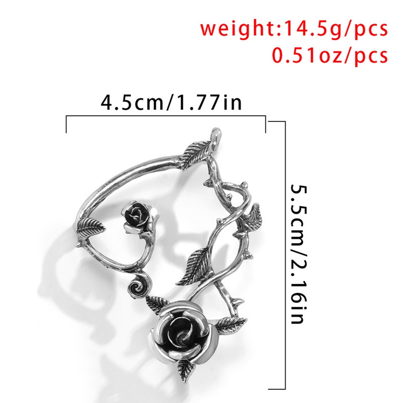 Tmdbyx Khuyên kẹp vành tai không xỏ lỗ màu sắc độc đáo