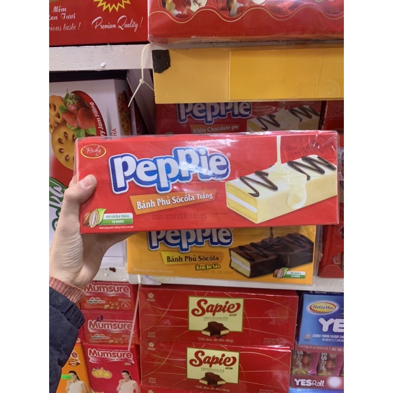 Bánh Bông Lan Peppie Phủ Socola 300g