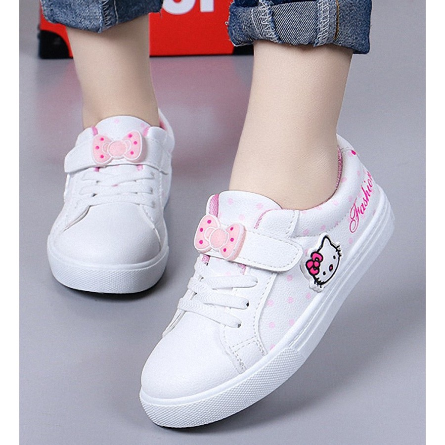 Giày thể thao bé gái hello kitty từ 4 - 13 tuổi_TS01