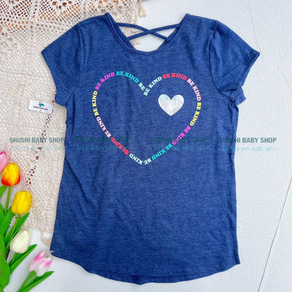 Áo thun bé gái size lớn chất thun xuất dư xịn sò, hình in sắc nét, nhiều màu cho bé gái Shushibaby