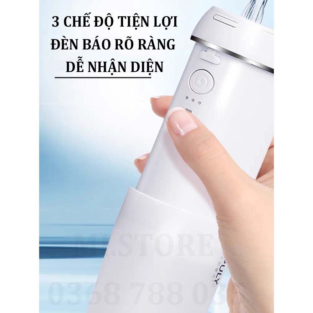 Máy Tăm Nước Mini Xiaomi Enpuly M6 Plus Không Dây Bình Chứa Nước 130ml Dùng Chăm Sóc Răng Miệng thuận tiện đi du lịch