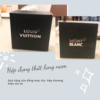 Hộp carton đựng quà, đựng thắt lưng sang trọng 11.5 x 11.5 x 5