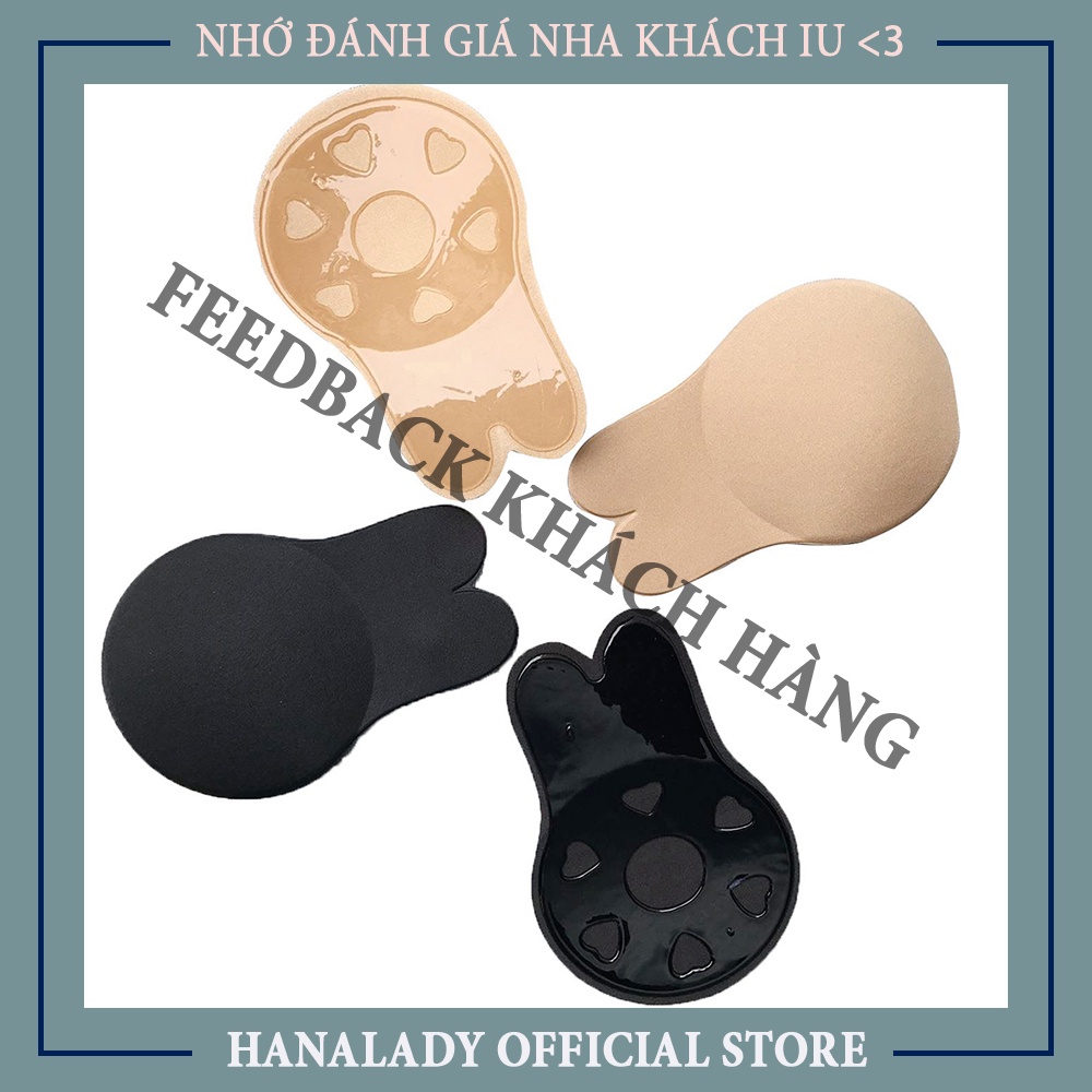 Dán ngực silicon tai thỏ tiện lợi, dán ti nâng ngực D014