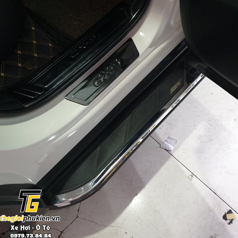 Bậc, Bệ bước chân Mazda CX-5, CX5 2018-2020 - mẫu tráng gương thể thao