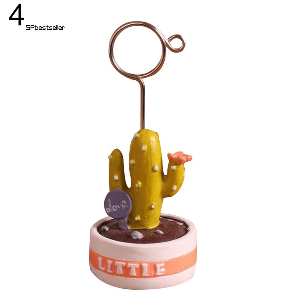 Kẹp đựng hình mini hình cây xương rồng