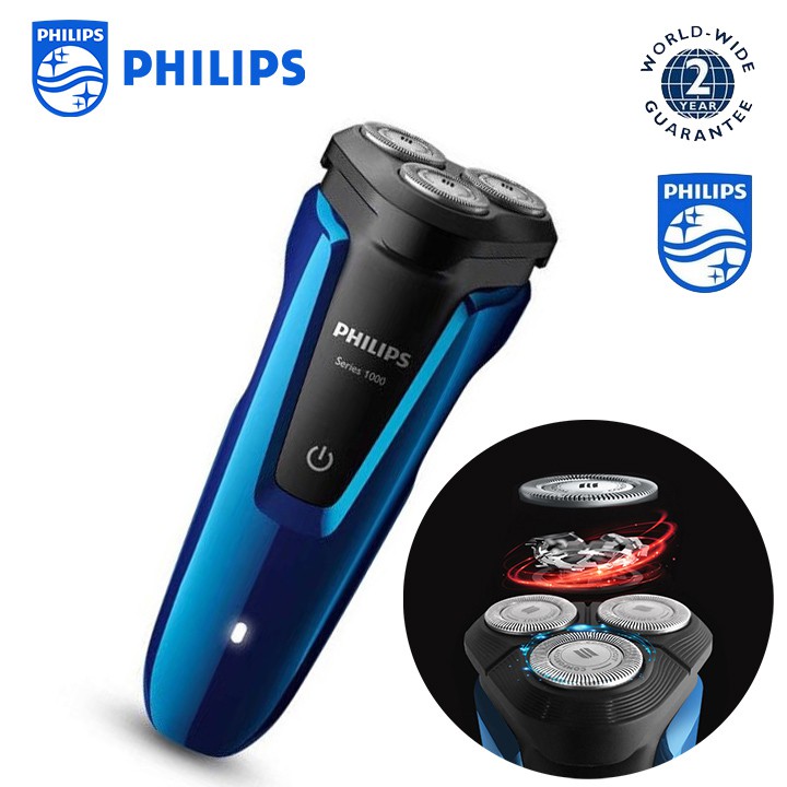 Máy cạo râu khô và ướt, thương hiệu cao cấp Philips S1050 - Bảo hành: 2 Năm Chính Hãng