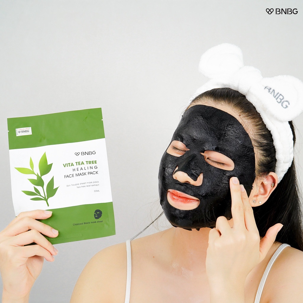 Mặt Nạ Tràm Trà Giảm Mụn BNBG Vita Tea Tree Healing Face Mask Pack