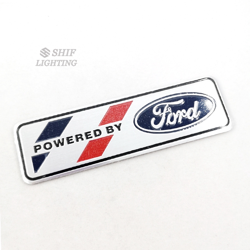 Logo dán trang trí xe ô tô bằng nhôm hình Ford