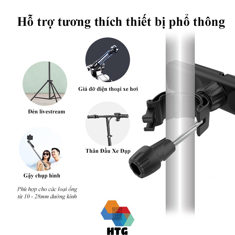 Giá Đỡ Kẹp Điện Thoại Đôi Gắn Vào Tripod, Đèn Livestream, Gậy Chụp Hình, Hỗ Trợ Livestream,live Quay Video Sản Phẩm