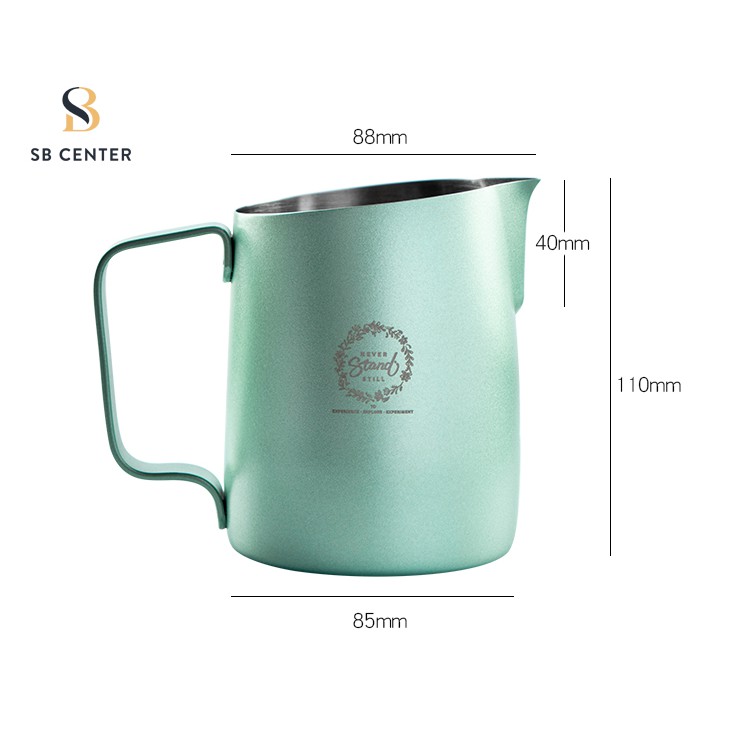 Ca Đánh Sữa WPM Never Stand Still METALLIC GREEN- 500 ml