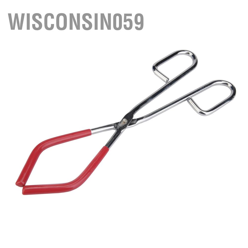 [Hàng Sẵn] Kẹp Gắp Đồ Thí Nghiệm Hóa Học 26cm Bằng Thép Không Gỉ【Wisconsin059】