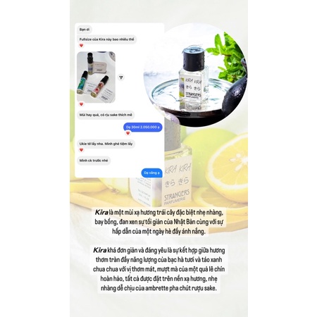 Nước Hoa STRANGERS PARFUMERIE - Made In Thailand - 2ML Dùng Thử