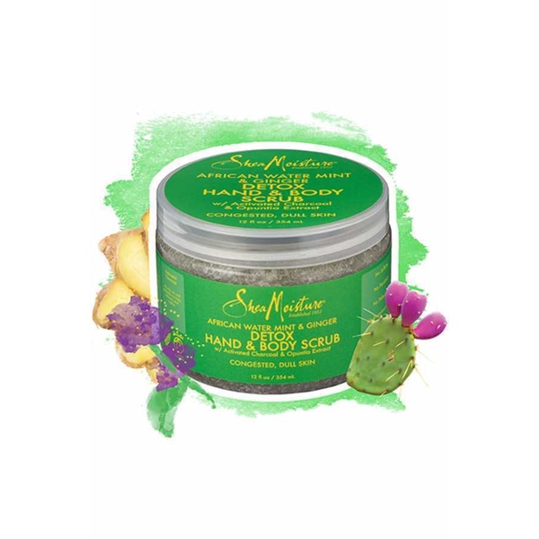 Bill US - Tẩy tế bào chết toàn thân SheaMoisture Detox Hand and Body Scrub 340g