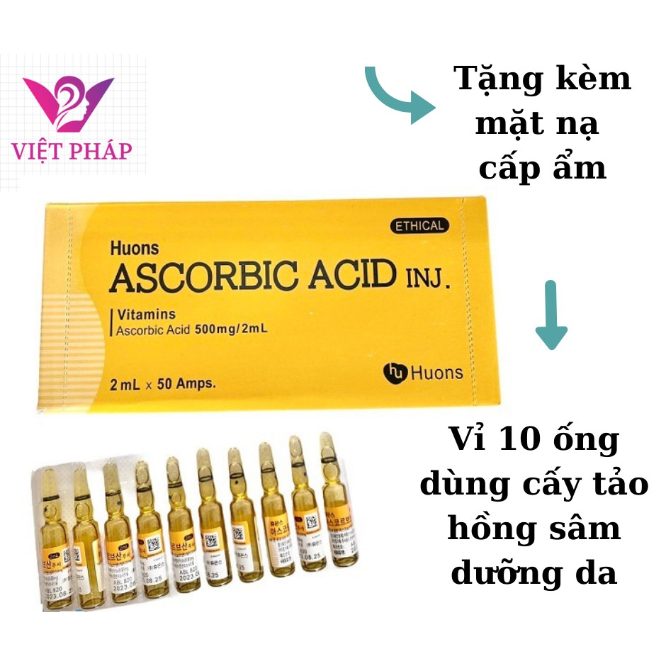 Vitamin C Hàn vỉ 10 ống giá sỉ tốt