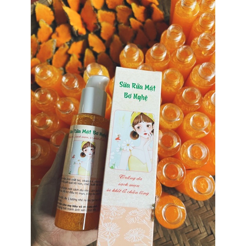 Sữa rửa mặt nghệ, cho da dầu, mụn, nhạy cảm, dưỡng sáng, mờ thâm MỘC NHAN 150ml