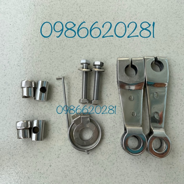 Bộ Bát thắng inox trước sau xe máy