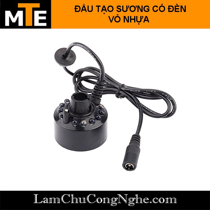 Động cơ phun sương siêu âm 550ml/h vỏ nhựa có đèn LED