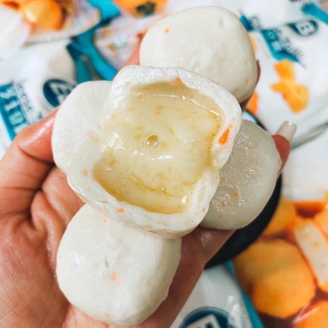 (Giao HCM)Bánh bao hải sản nhân phô mai tan chảy