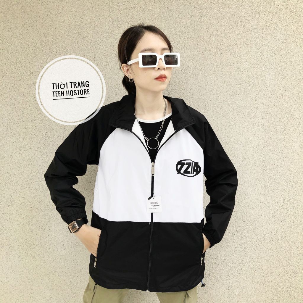 [Giá hủy diệt] [Ảnh thật] [Chính hãng] Áo Khoác Dù 7ZIA Ulzzang Nam Nữ Unisex Form Rộng Bomber Jacker