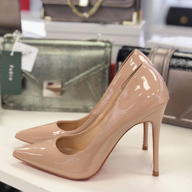 GIÀY CAO GÓT DA BÓNG GÓT 10P SIÊU TÔN DÁNG