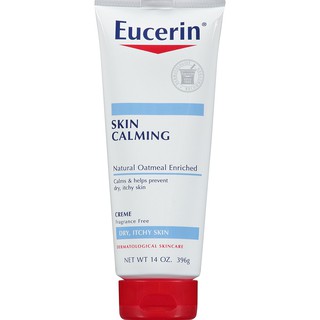 Kem dưỡng ẩm cho da khô, nứt Eucerin Skin Calming Daily Moisturizing Creme 396g (Mỹ)