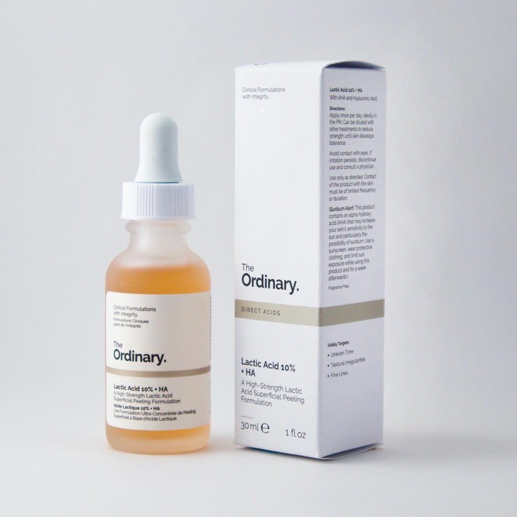 THE ORDINARY Tẩy Da Chết Làm Mịn Da Lactic Acid 5% + HA