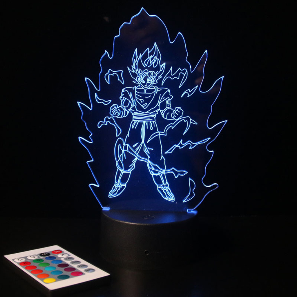 Đèn Led Để Bàn Hình Nhân Vật Son Goku Trong Phim Hoạt Hình Dragon Ball < Sunshine123