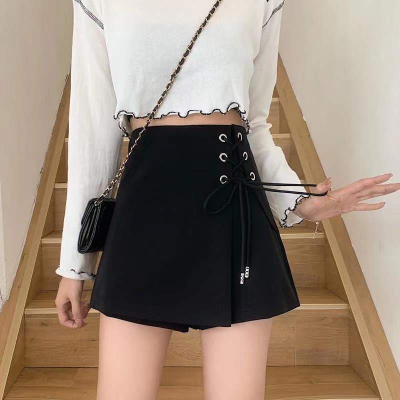 Chân Váy Ngắn Lưng Cao Dáng Rộng Phong Cách Hàn Quốc Thời Trang Cho Nữ JL-DQ-05