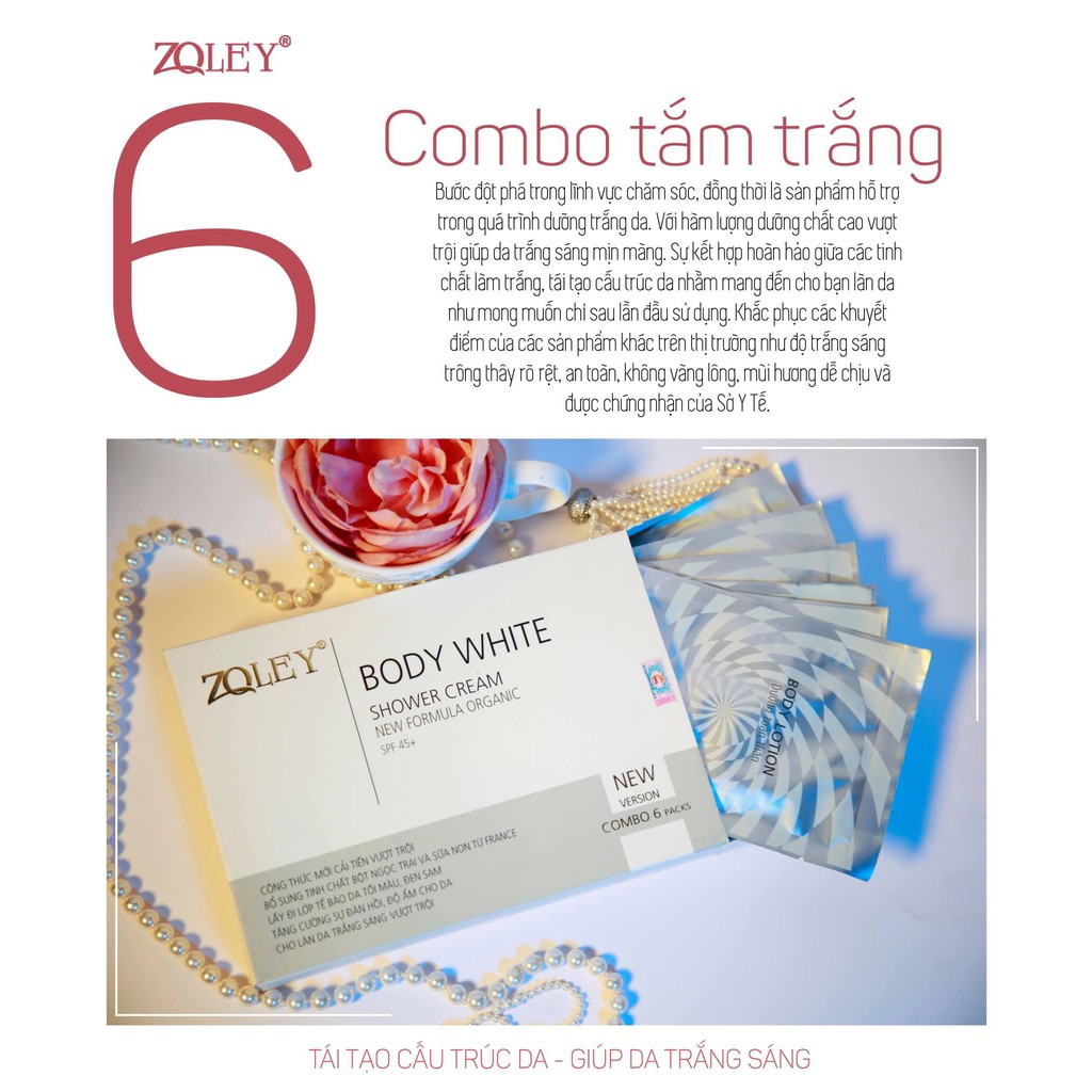 Tắm Trắng Zoley 6 Trong 1