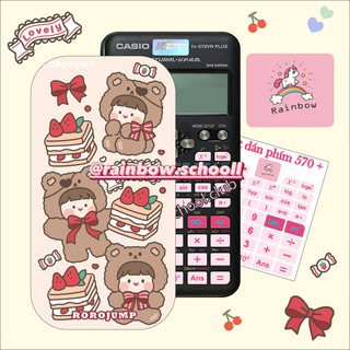 miếng skin decal in theo yêu cầu dán máy tính bỏ túi cầm tay casio vinacal FX500 FX570 FX580 - 570ES 570EX 680EX