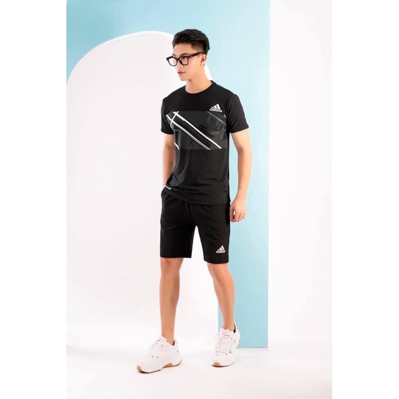 [SALE]-Bộ thể thao nam áo cộc quần đùi xuất dư xịn lẻ sz
