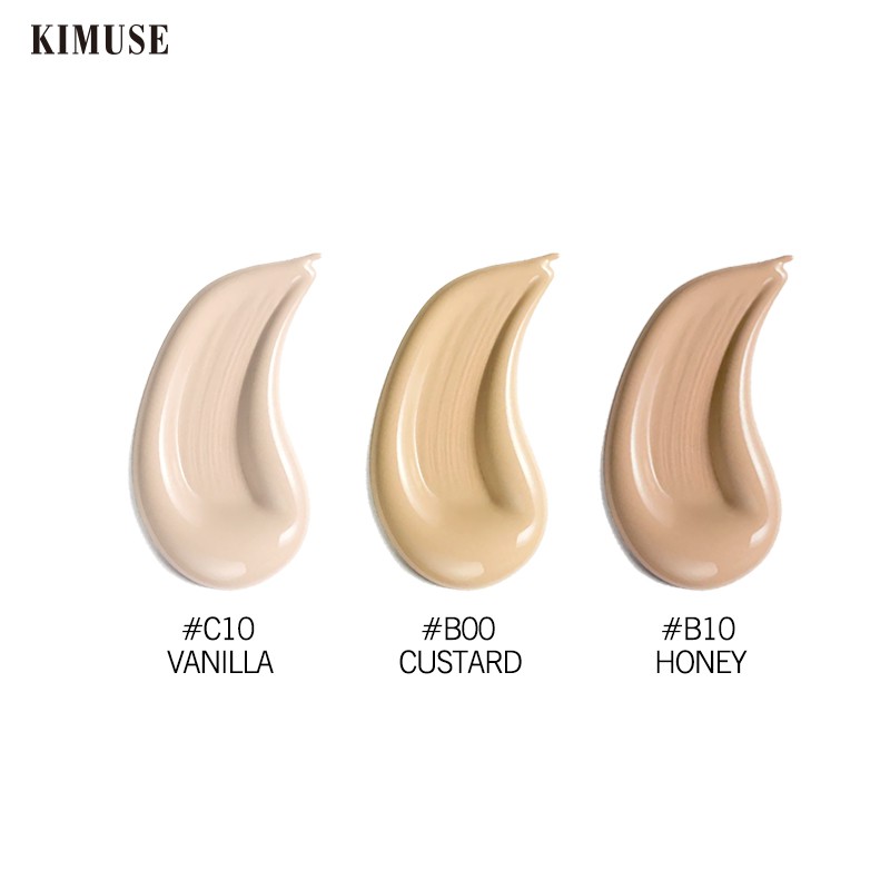 Kem nền dạng lỏng KIMUSE che khuyết điểm chống nước xóa mờ quầng thâm 6ml