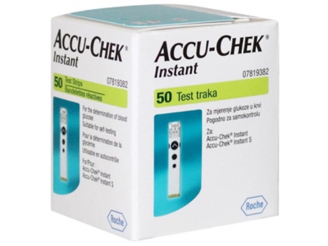 Que thử tiểu đường ACCU-CHECK INSTANT (Hộp 25 que và 50 que)