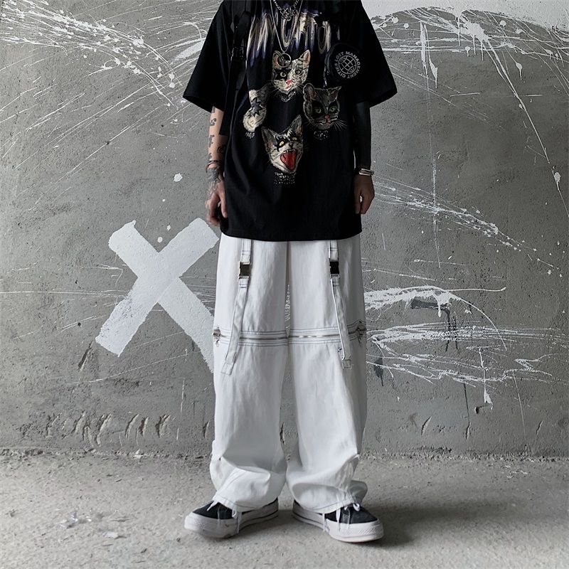 Quần âu phối dây đa năng có khóa kéo kim loại có thể tháo rời 179095