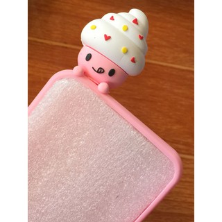 Ốp iPhone 6 Plus/6s Plus Ốp Lưng Dẻo Màu Thú Leo Kem