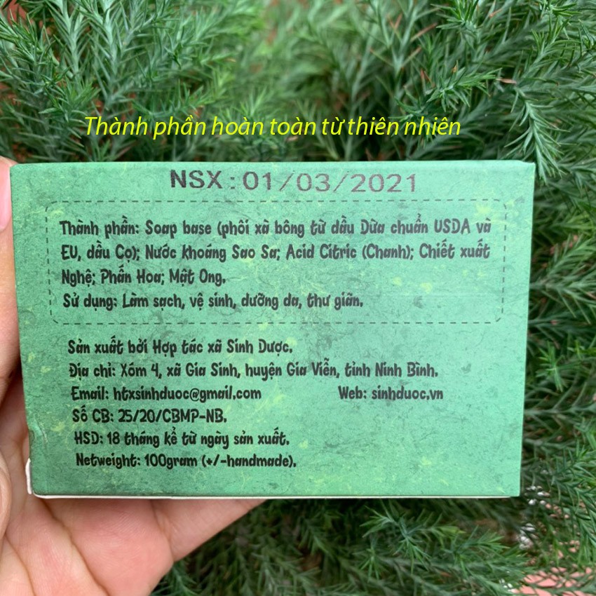 Xà Bông Tắm Nghệ Mật Ong Dưỡng Da - 100% Thành Phần Tự Nhiên | BigBuy360 - bigbuy360.vn