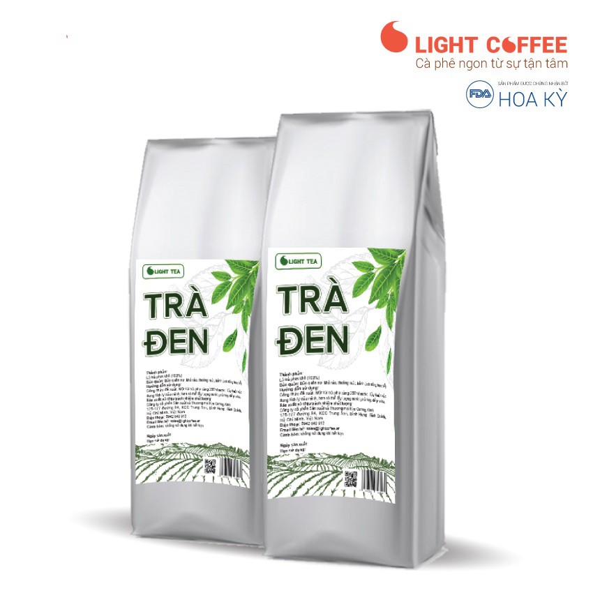 Trà Đen Hoàng Cung, nguyên liệu pha chế thức uống Light Coffee - Gói 500gr