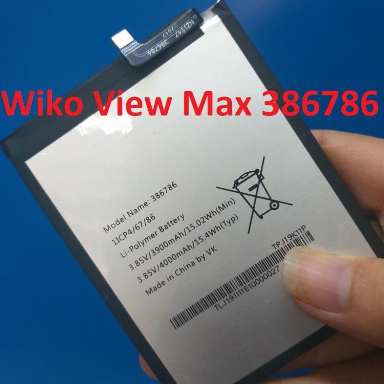 🏵️ Pin Wiko View Max 386786 Linh Kiện Thay Thế Có Bảo Hành