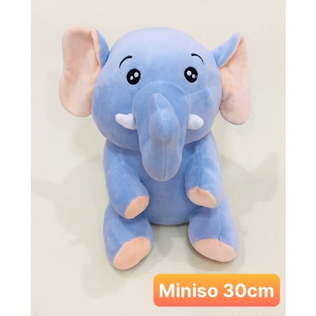 Gấu bông chú Voi chất Miniso.