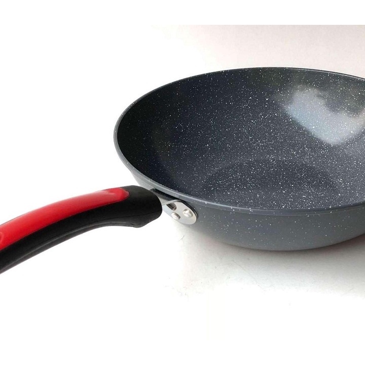 Chảo đá CERAMIC sâu lòng 32cm dùng được cả bếp từ tiện lợi