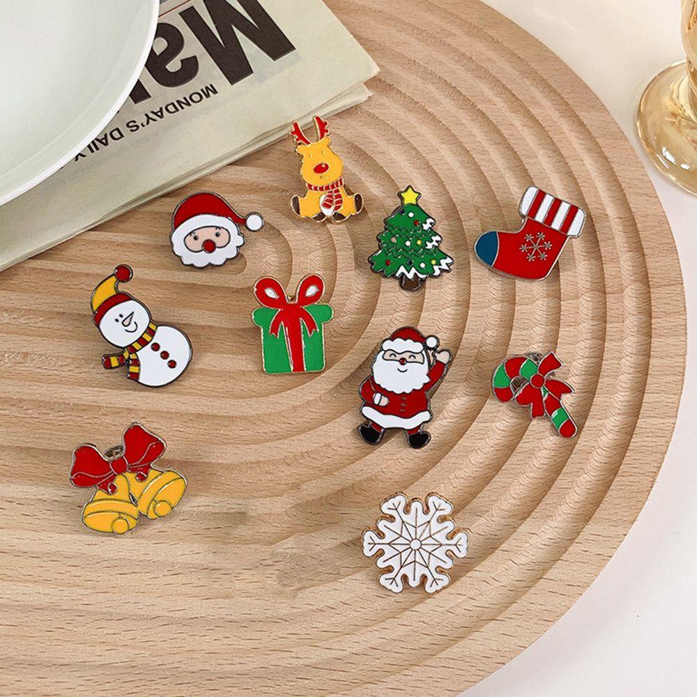 IVORY Ghim Cài Áo Hình Bánh Gừng Mini Bằng Hợp Kim Dễ Thương Cho Nam Và Nữ