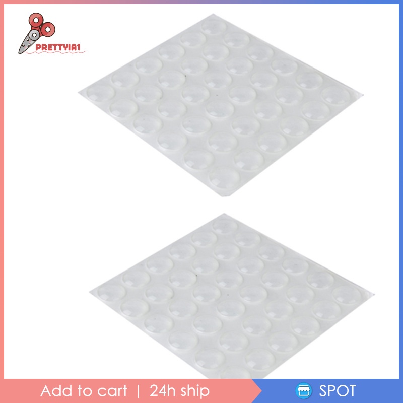 Set 1 / 2 Miếng Silicone Trong Suốt Dán Chân Bàn Ghế Chống Va Chạm