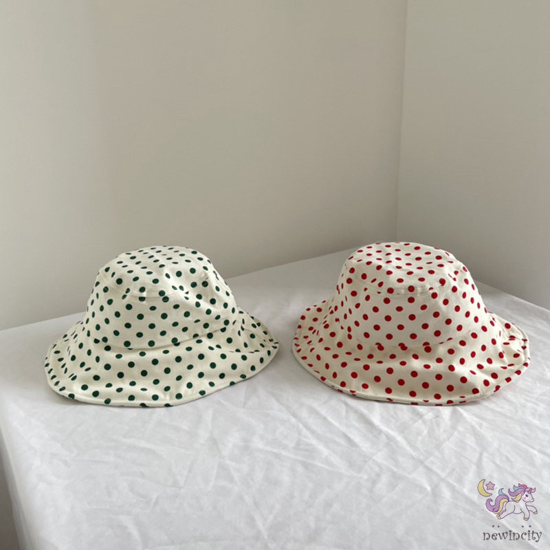 Nón Tai Bèo Họa Tiết Chấm Bi Thời Trang Mùa Hè Hàn Quốc