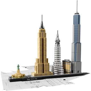 Mô Hình LEGO Architecture 21028 Thành Phố Newyork