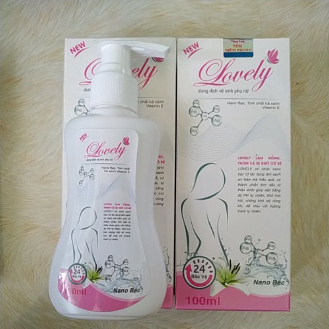 Dung dịch vệ sinh phụ nữ lovely (làm hồng, thơm và se khít cô bé)