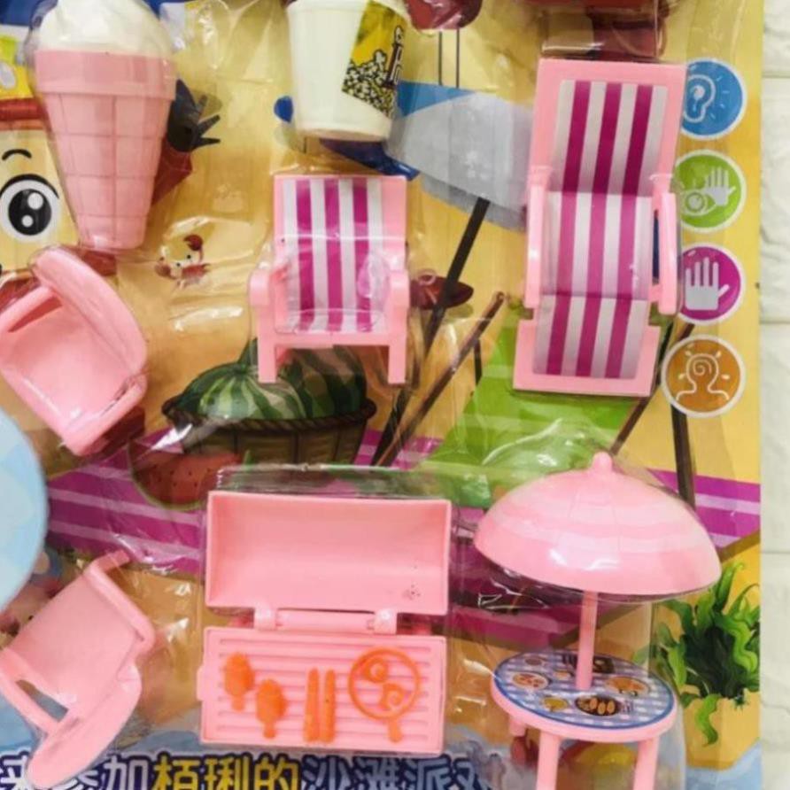 VỈ ĐỒ CHƠI POLI PICNIC BÃI BIỂN