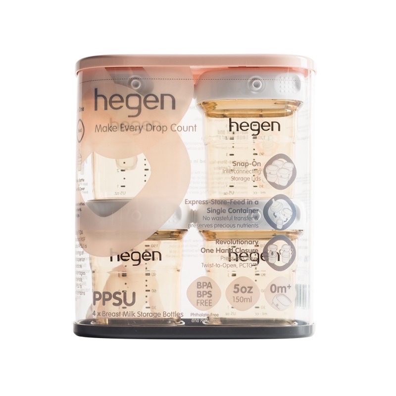 Bình trữ sữa Hegen PPSU 150ml - Hàng chính hãng